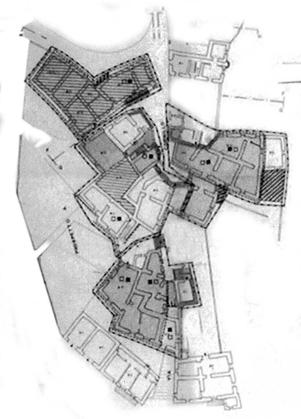9 - Piano di Recupero del patrimonio edilizio esistente del Comune di Vallo di Nera (PG); con L. Triggiani e S. Terenzi - Planimetria
