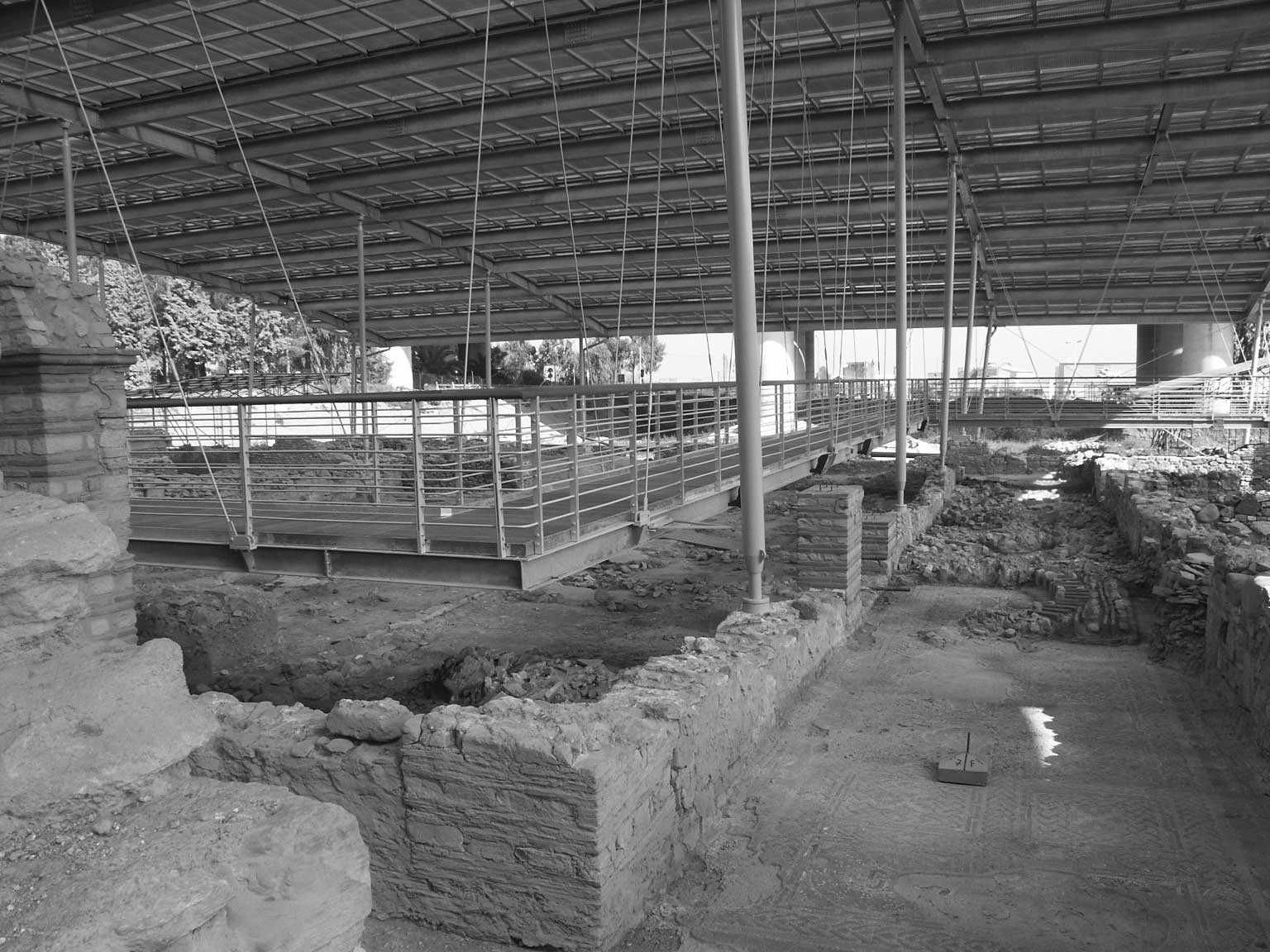 21 - Copertura protettiva e sistemazione scavi archeologici della Villa Romana, Patti Marina (ME), per SBBCCAA Messina - Vista