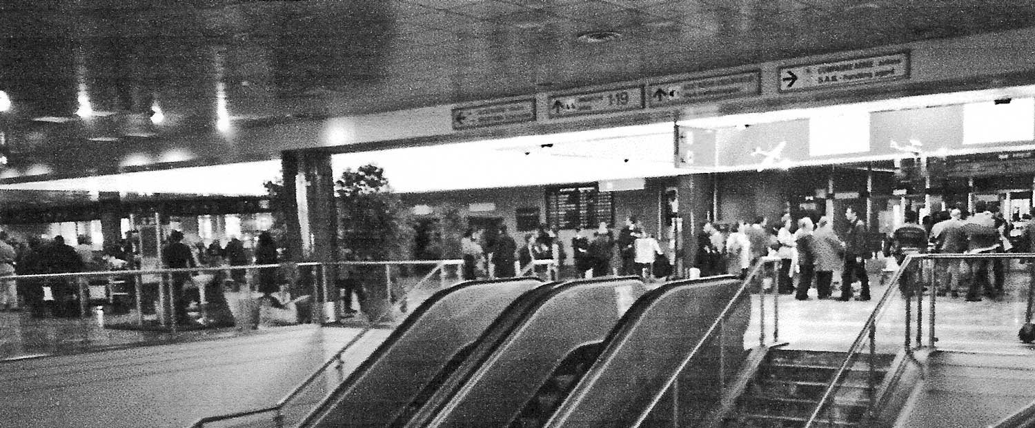 23 - Aerostazione passeggeri dell’Aeroporto “Guglielmo Marconi” di Bologna, per SAB SpA; con ing. A. Maffei - Vista interna