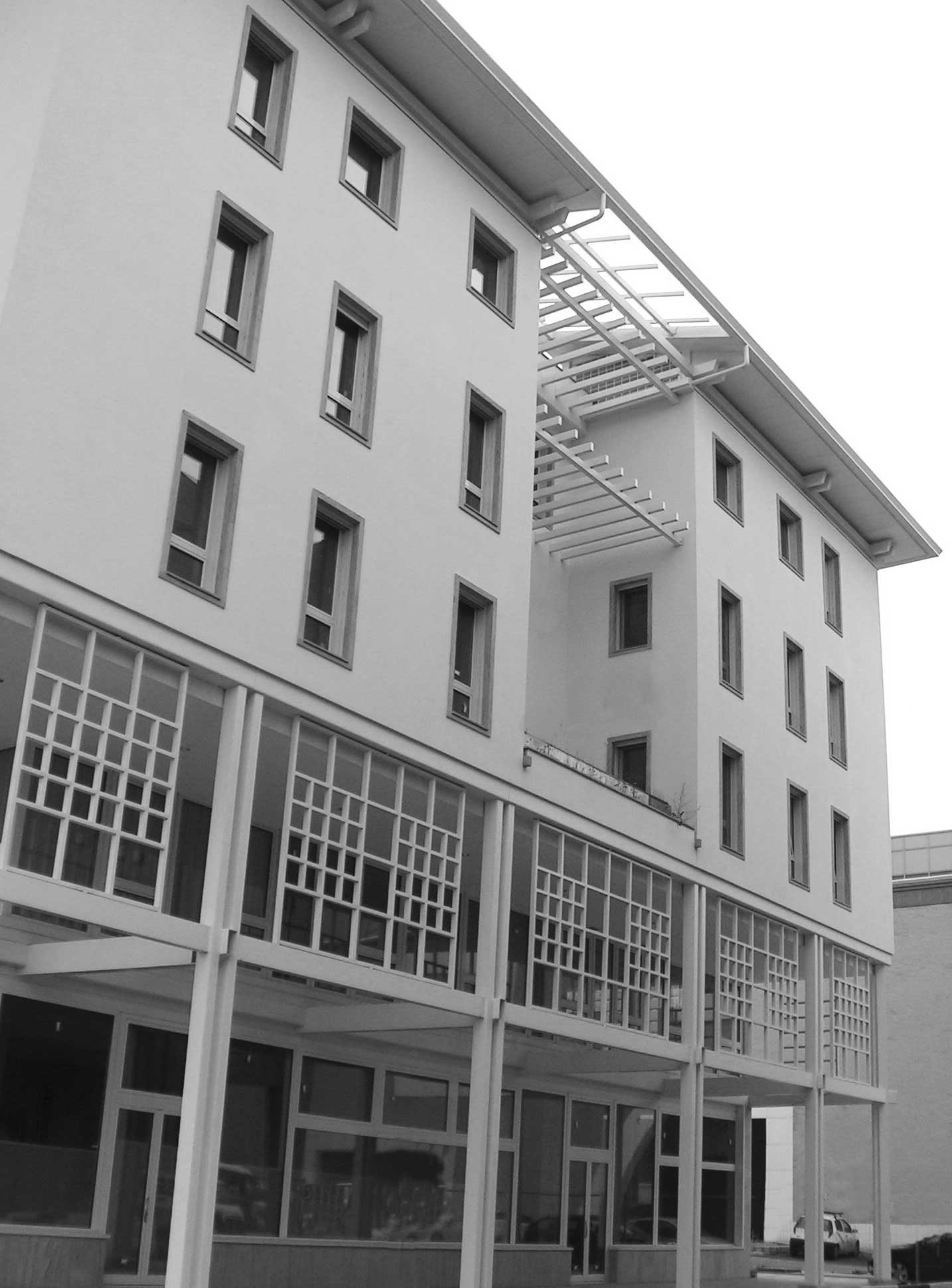 39 - Piano di Recupero ed edifici  UMI C7 e UMI H22 a destinazione residenziale e commerciale nel PdR dell’ex area Fiat, Firenze - Novoli - Vista esterna