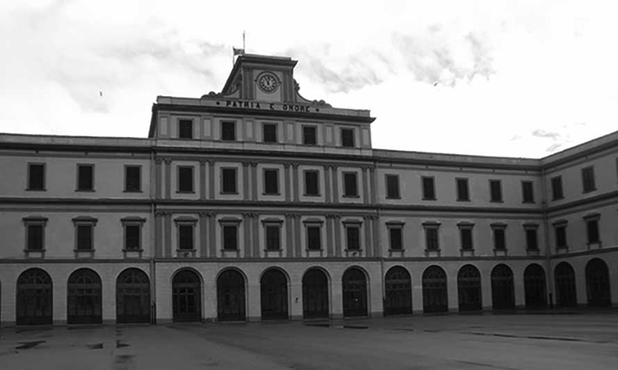 4 - Progetto di ristrutturazione edilizia dell’Accademia della Marina Militare di Livorno - Vista del cortile d’onore