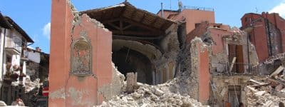 Amatrice after the earthquake