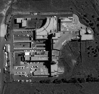10 - Ospedale zonale a Macomer (NU),(con E. Milone, ing. E. Di Martino) - foto aerea