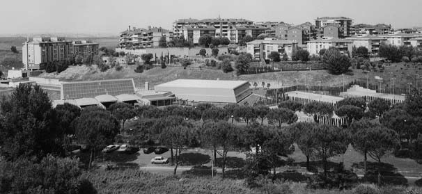 14 - Centro sportivo a Roma-Mostacciano - vista d’insieme