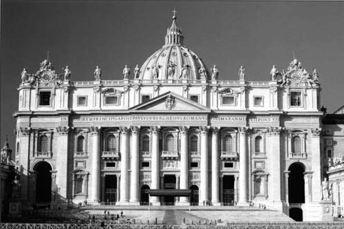 18 - Restauro della facciata della Basilica di S. Pietro Vaticano - vista esterna