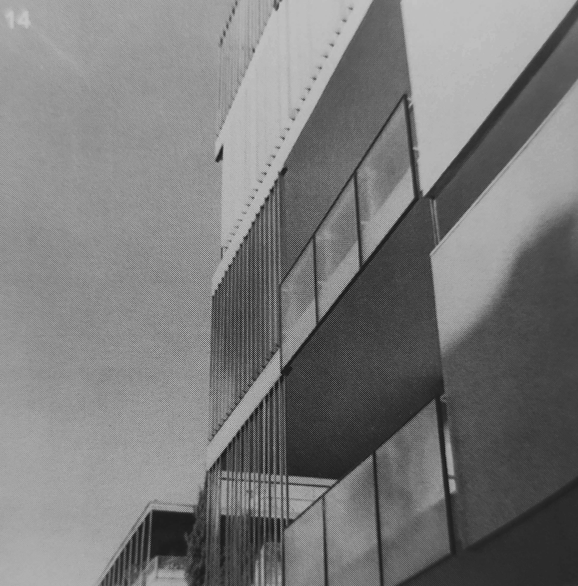 14 - Palazzina in Via Aventina, Roma, 1958 - vista del prospetto principale