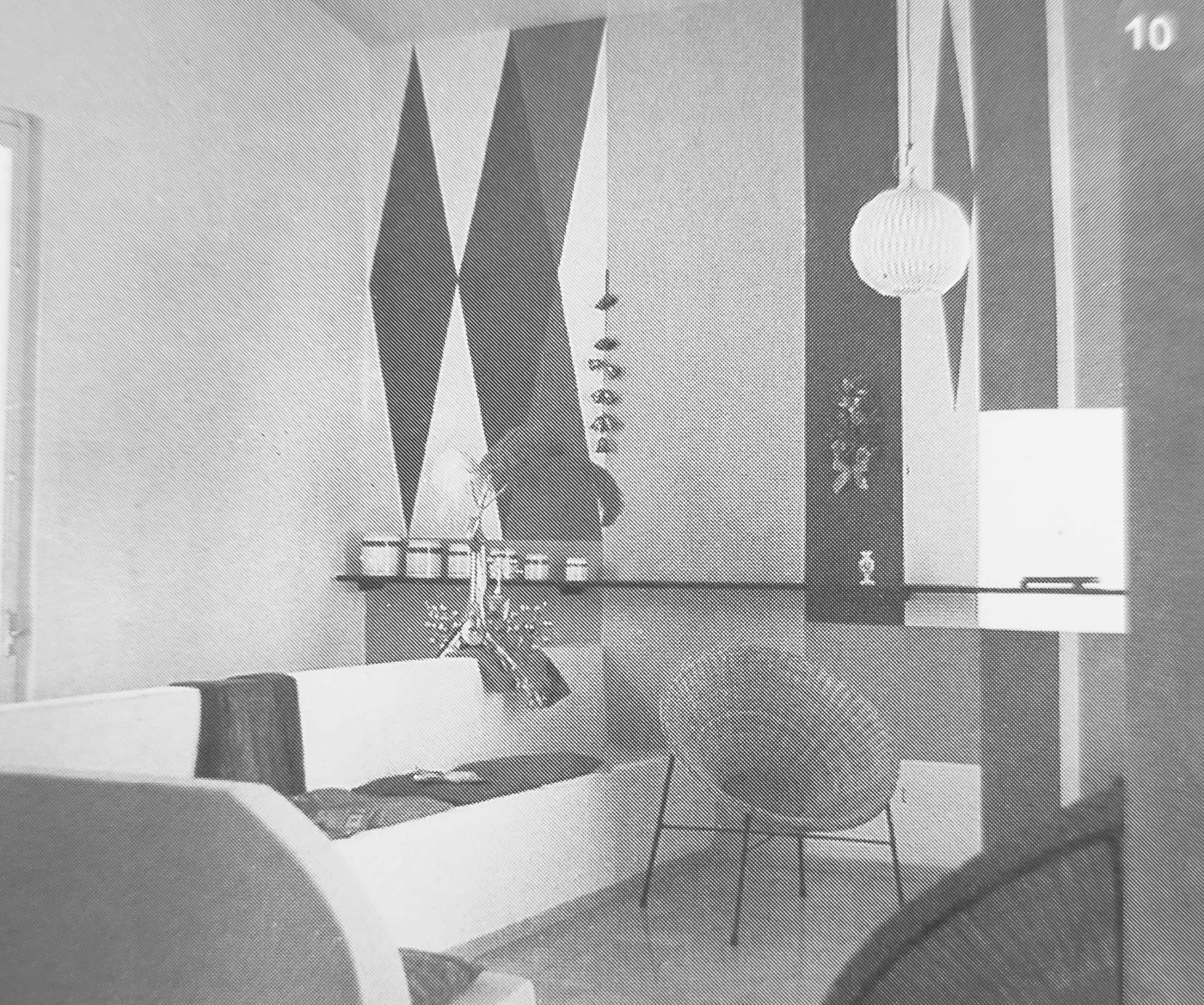 10 - Villino in Via O.Beccari, Roma, 1952 - interno