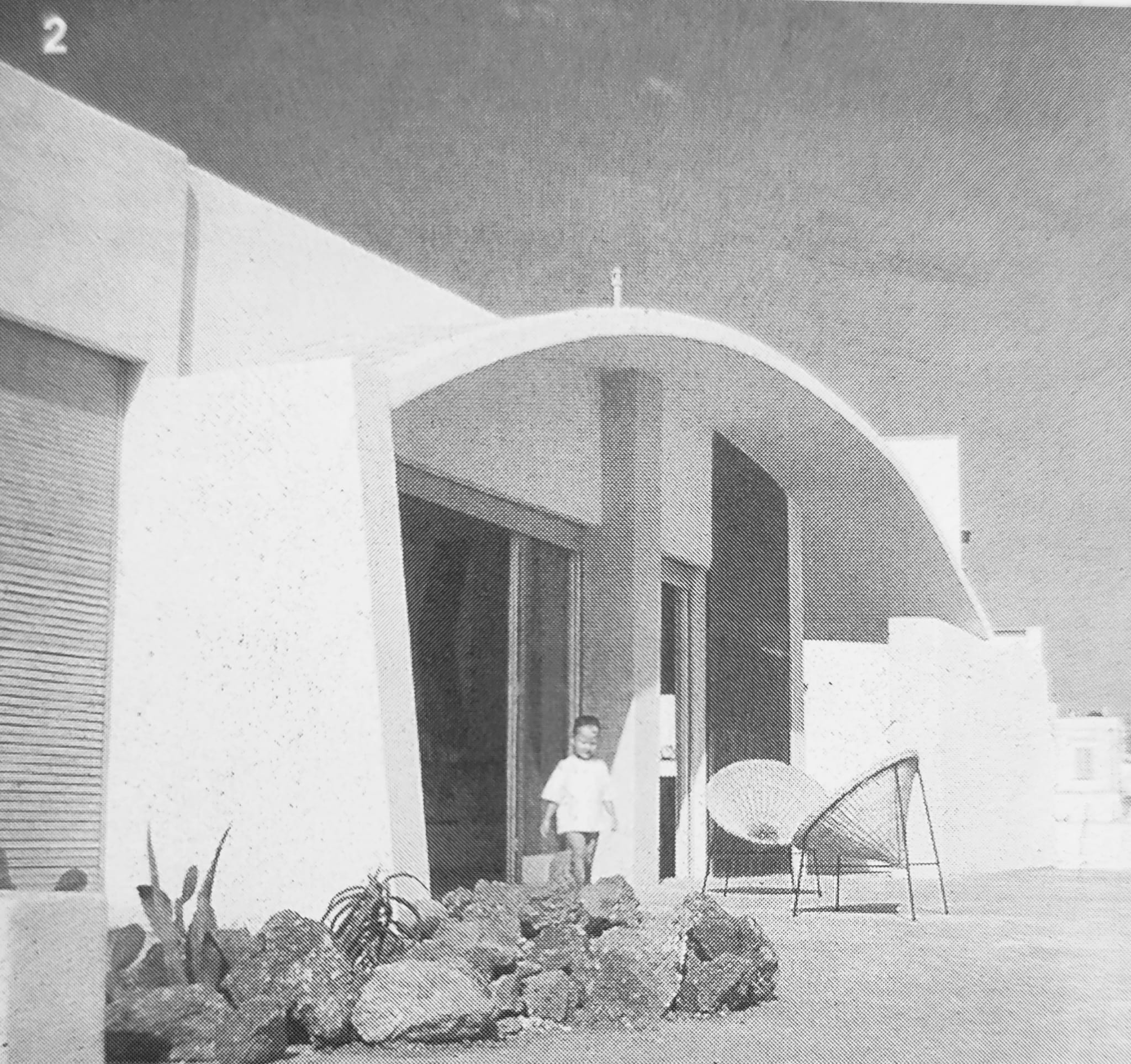2 - Villa a S.Agata sui due golfi, Salerno, 1953 - vista del fronte mare