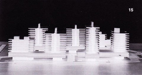 15 - Complesso urbanistico a Livorno - plastico