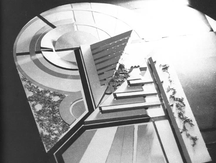 10. Nuova Università Fiammingo - Vallona di Bruxelles, P, Angeletti, C. Conforto, G. De Giorgi, A. Muntoni, M. Pazzaglini e G. Remiddi, concorso internazionale, 1969 - Plastico
