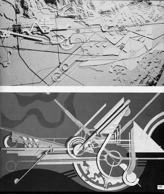 13. Nuova Università di Firenze, P. Angeletti, C. Conforto, G. De Giorgi, A. Muntoni, M. Pazzaglini e G. Remiddi, concorso internazionale, 1971 - Schema territoriale e plastico