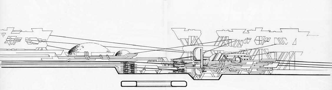 2. Un pattern metamorfico per la città, C. Conforto, G. De Giorgi, A. Muntoni, M. Pazzaglini e G. Remiddi, 1965 - Prospetto