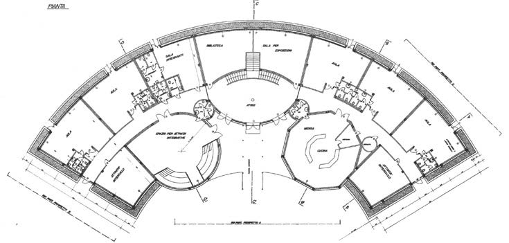 26. Scuola elementare in località Melogrosso a Sezze (LT), G. De Giorgi, concorso appalto,
I premio, 1992 - Pianta