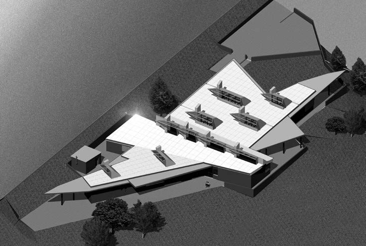 31. Asilo nido a Roma - Massimina, G. De Giorgi, A. Muntoni e M. Pazzaglini, 1998-99 - Rendering