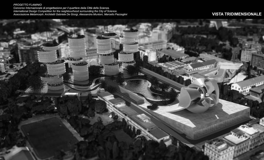 41. Progetto di Museo della Scienza a Roma, G. De Giorgi, A. Muntoni e M. Pazzaglini, concorso, 2014 - Rendering