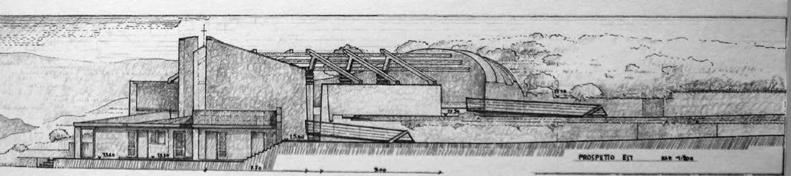 26b. Progetto di chiesa estiva a Stintino (SS), 1986-2006 – Prospetti