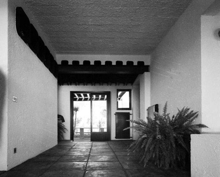 5. Casa V nel Villaggio dei Pescatori in via Silvi Marina a Fregene (RM), 1971 – Vista interna