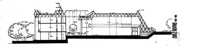 11a. Progetto di massima di istituto agrario a Maccarese (RM), in gruppo, concorso nazionale, 1978 – Sezioni