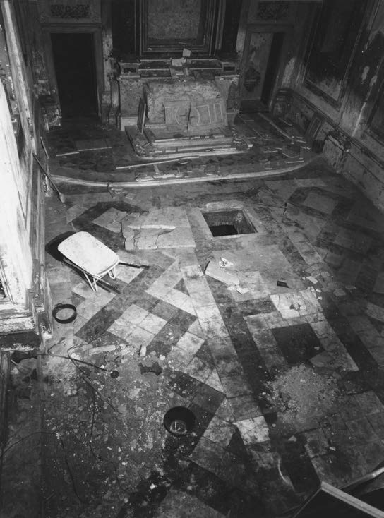 17. Progetto di recupero e restauro architettonico e pittorico della Chiesa della Concezione della Beata Vergine e S. Giovanni di Dio nell’ex Ospedale Civile a Civitavecchia (RM), 1983-2002 – Vista interna