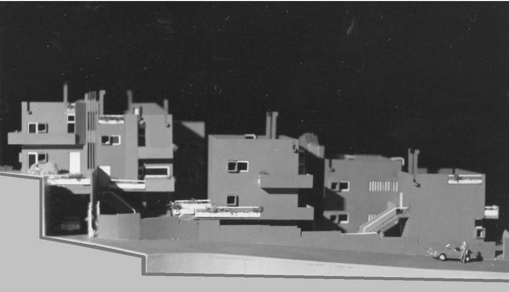 6. Progetto e direzione lavori di complesso residenziale in via delle Piagge a Tivoli (RM), 1971-72 – Vista del modello